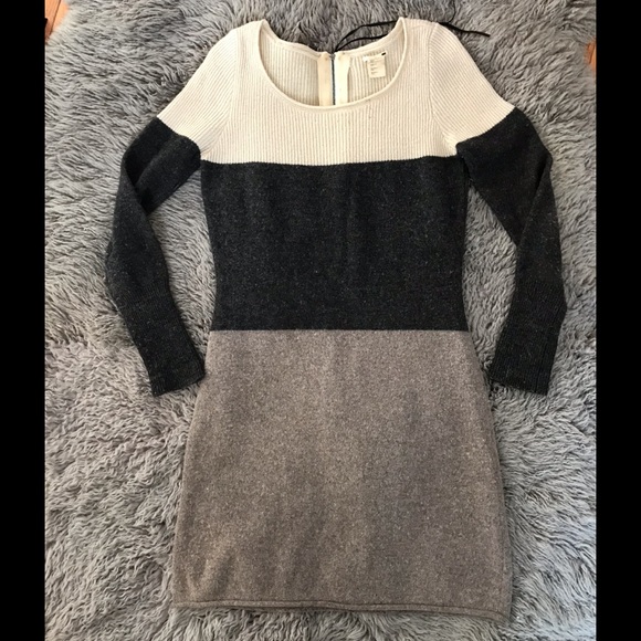 Levis Color Block Wool Sweater Dress 
